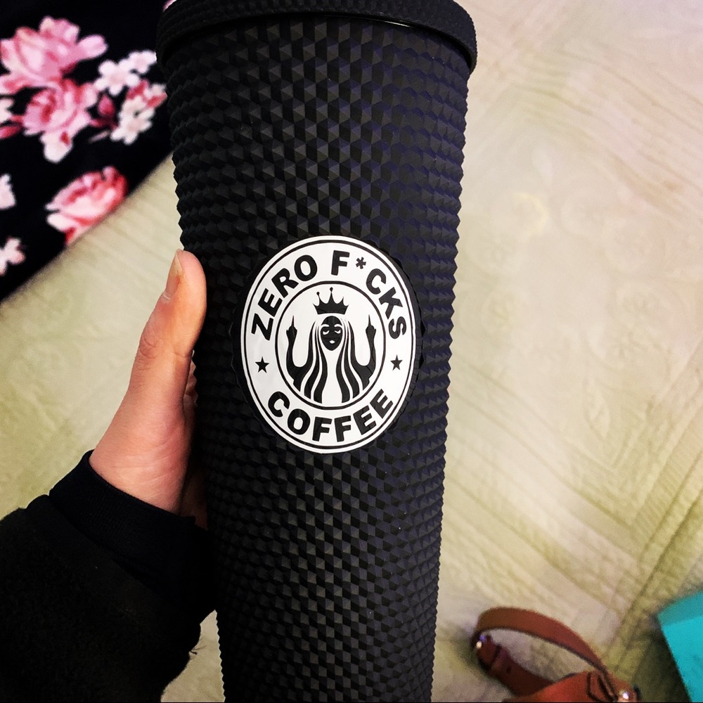 Custom studded tumbler